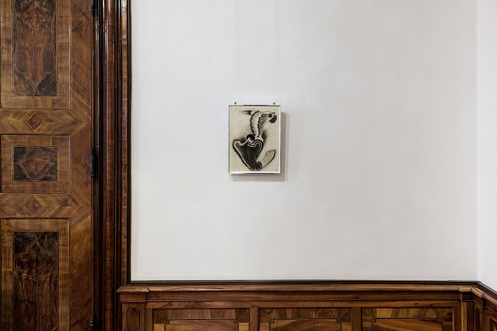 Sitzender und schwebender Akt, um 1920